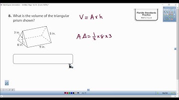 #8 MAFS.7.G.2.6 Volume of a Triangular Prism