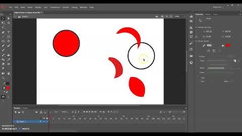 Object draw vs. Shape draw in Adobe Animate