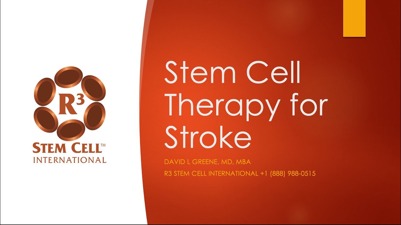 Stem Cell Therapy for Stroke with R3 International (888) 988-0515