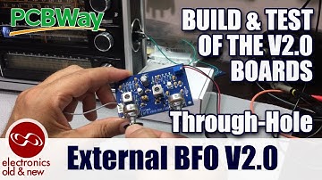 Externe BFO. Bouw en test van de versie 2.0-borden van PCBWay.
