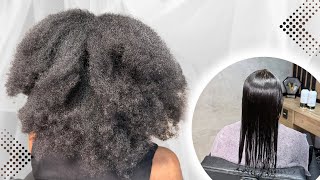ALISANDO CABELO AFRO COM UMA DAS MELHORES PROGRESSIVA SEM FORMOL DA BORABELLA  - liso de primeira