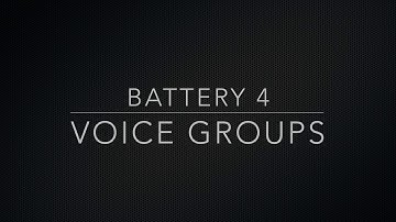 Battery 4 Basics: How To Control Samples With Voice Groups