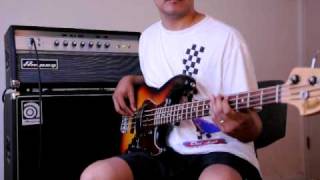 On the move by Count Basic - BASS Cover