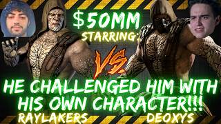 $50 MONEY MATCH ft. Deoxys vs Raylakers | HE CHALLENGED HIM WITH HIS OWN CHARACTER!!! 🎤👀🔥😱