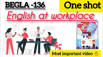 BEGLA -136 English at workplace one shot🔥 || one shot of begla-136  💥 #ignuo#bba