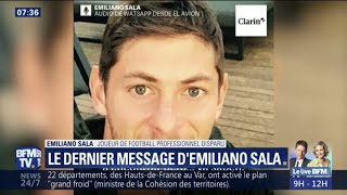 "Je suis dans l’avion, on dirait qu’il va tomber en morceaux", le message glaçant d'Emiliano Sala