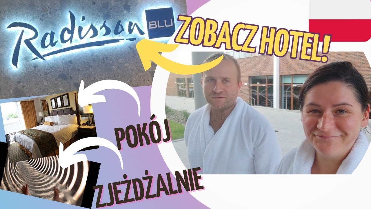 🇵🇱Luksus i Relaks w Hotelu Radisson Blu 5* w Ostródzie. Zobacz przejazd zjeżdżalniami :)