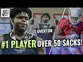 “It Puts A Target On Your Back!” #1 Player LT Overton Is A 6'5 270 Lb NIGHTMARE w/ Over 50 SACKS 😱