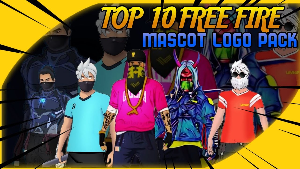 Top 10 Free Fire Mascot Logo Pack Without Text Free Download Youtube