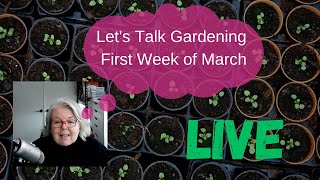Lets talk gardening – first week of March