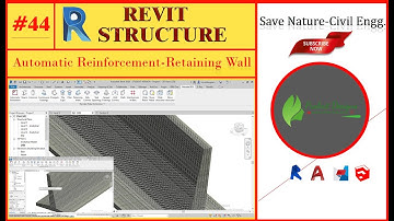 #44. How to Provide Automatic Reinforcement For Retaining Wall in Revit.| Revit Structure For Free.
