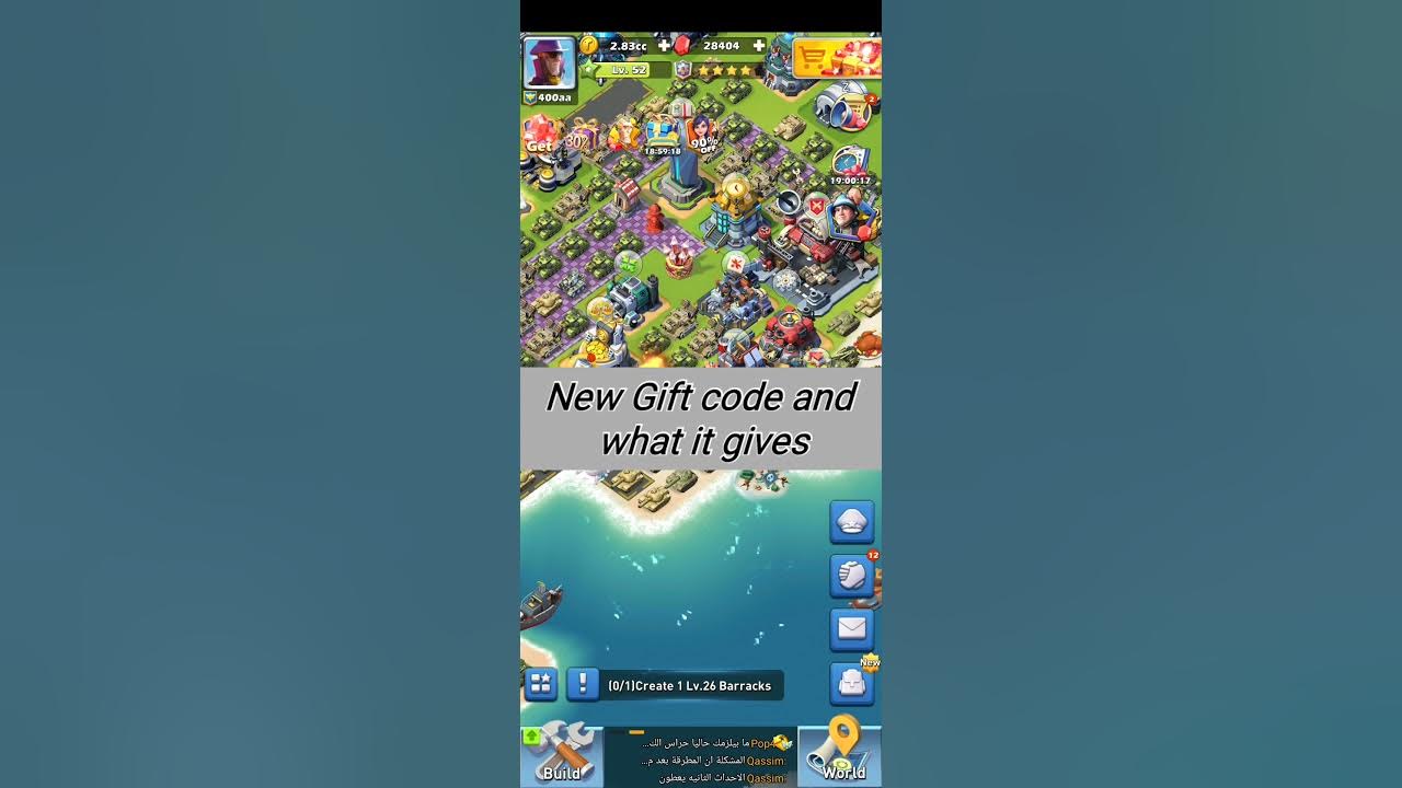 Top War Battle Game Gift Code MAY 2021 And what it gives YouTube