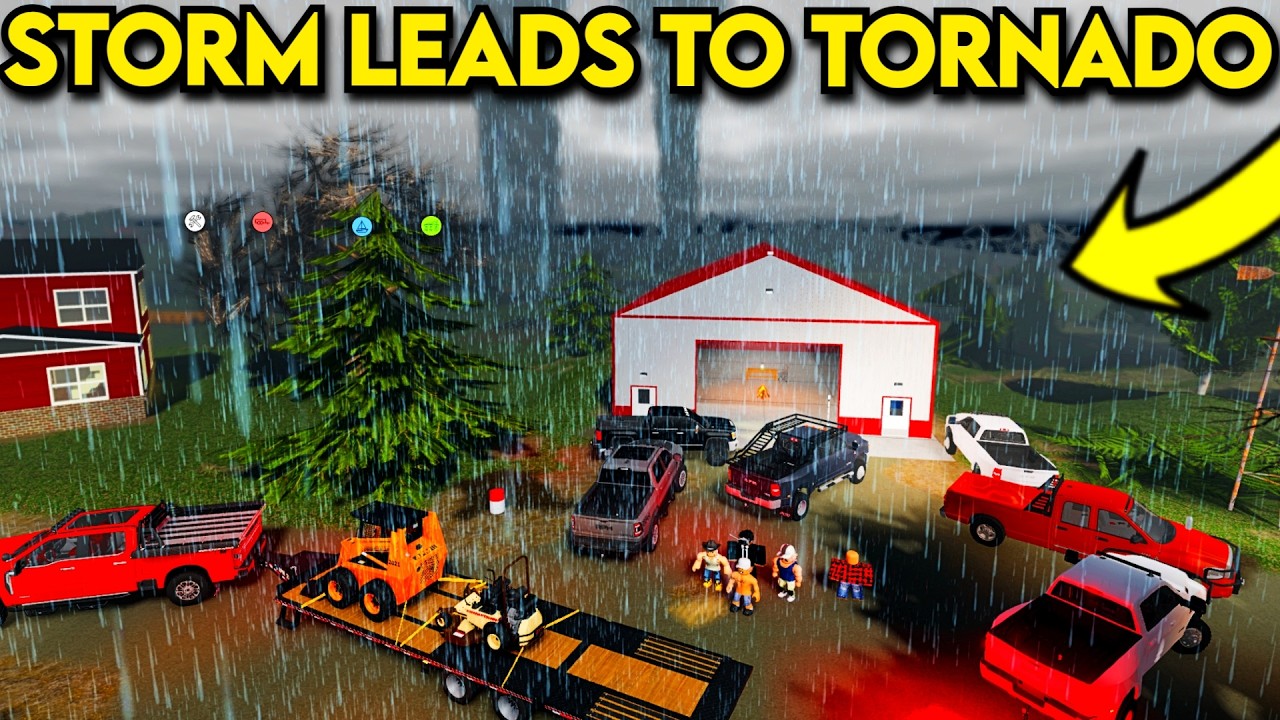 HUGE STORM LEADS TO TORNADO IN APM | Roblox American Plains Mudding ...