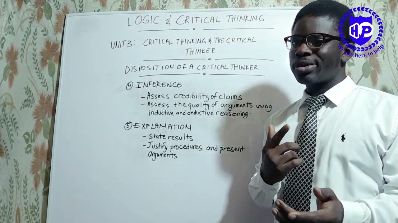 Logic and Critical thinking- UNIT 3( part 1) - YouTube