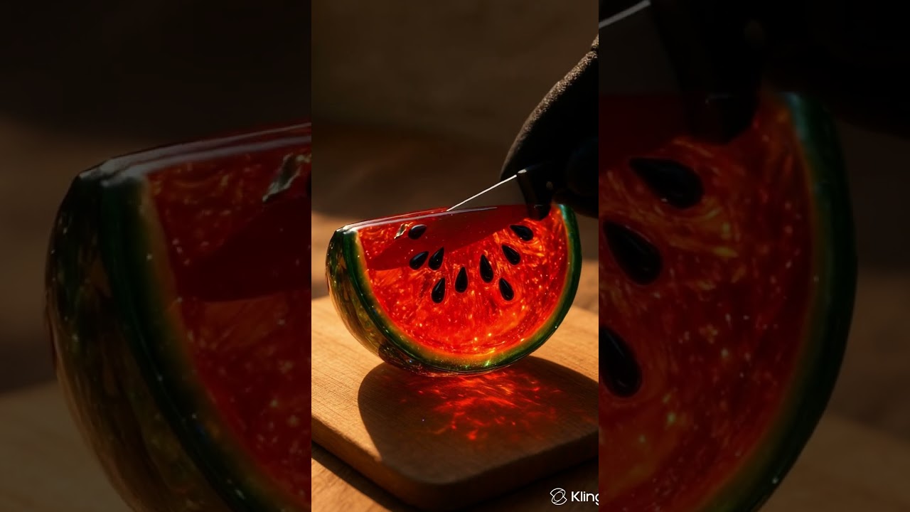 Cutting watermelon ASMR 