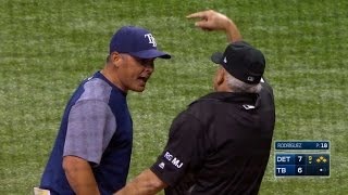 DET@TB: Cash gets ejected for arguing strike three