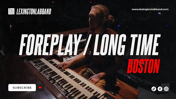 Foreplay/Long Time Cover version - Cover performance video thumbnail
