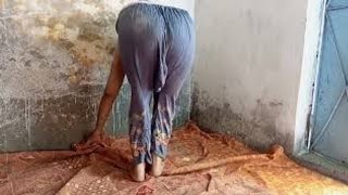 Daily Routine Ghar Ki Safai In Village || Hot Cleaning Vlog || Mehak Ch Hot Vlogs || Village Life