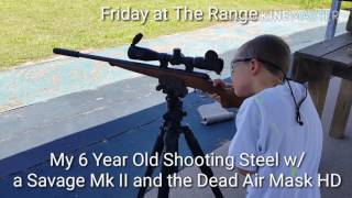 Friday at the Range:  6 Year Old Shooting Dead Air Mask HD.