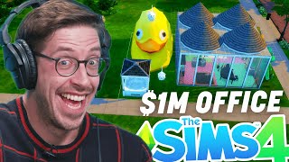 Try Guys $1,000,000 Office Competition In Sims 4