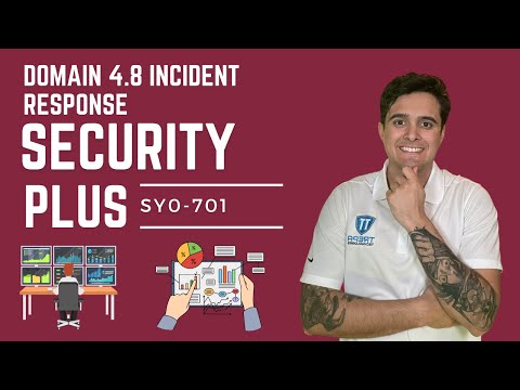 Security+ Domain 4.8 Incident Response - SY0-701 FULL COURSE