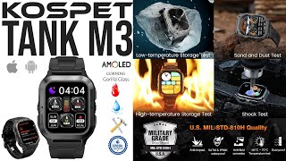 Kospet Tank M3  This is really a Tank #kospet #smartwatch #ai