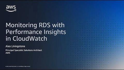 Integrated RDS Performance Monitoring in CloudWatch | Amazon Web Services
