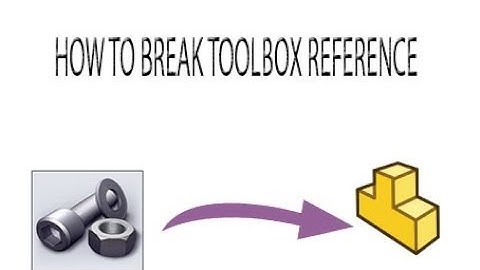 Removing the SOLIDWORKS Toolbox Internal Flag