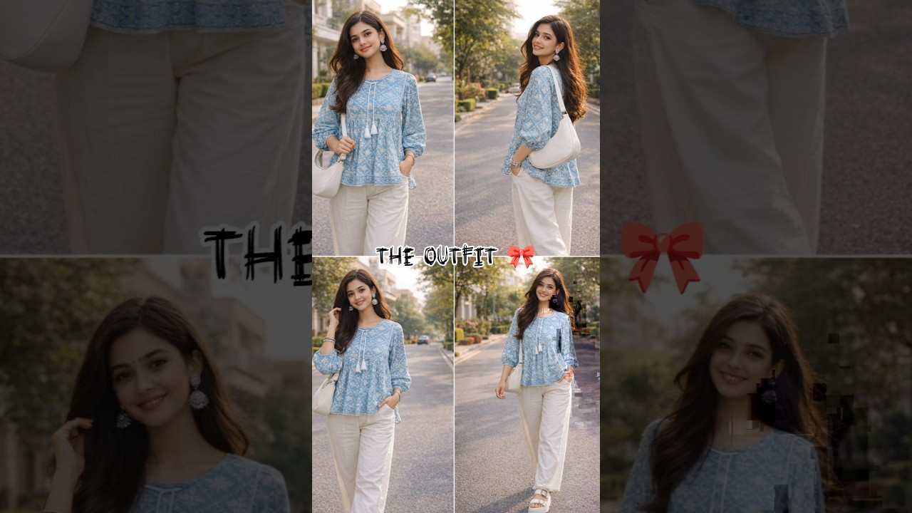 The Outfit 🎀 // Top + Pant // #outfitideas #ootd #fashiontrends #trending #fyp