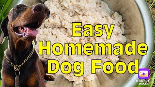 Homemade Dog Food In Less Than 15 Minutes |Easy| Quick | Must watch