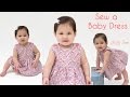 How to sew a baby dress  free pattern