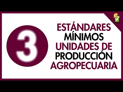 Estándares mínimos de las Unidades de Producción Agropecuaria [Curso50h]