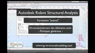 Autodesk Robot - Dimensionnement des éléments acier - 01 - Principes généraux