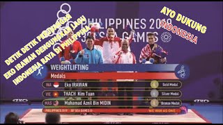 LIVE  ANGKAT BESI SUMBANG EMAS DI SEA GAMES 30th PHILIPPINES 2019 FULL