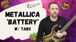 Metallica Battery Guitar Lesson + Tutorial