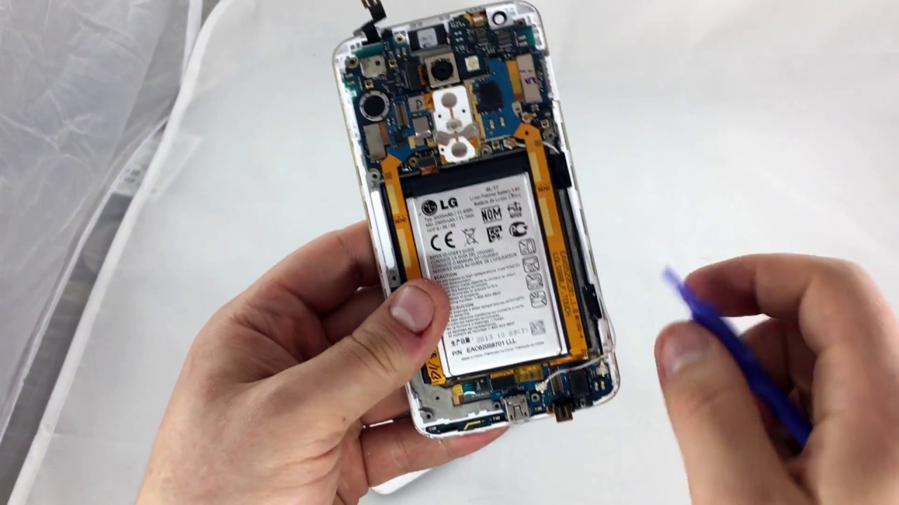 Заміна акумулятора в телефоні  LG G2 (LS980/Sprint)