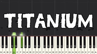 David Guetta ft. Sia - Titanium BEGINNER Piano Tutorial