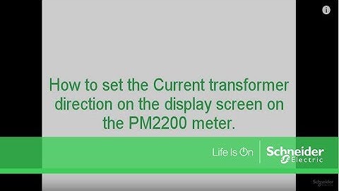 How to set the sensor on the PM2200 display screen