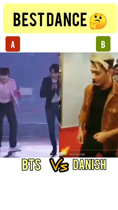 bts dance vs Danish Zehen dance compare #youtubeshorts #danishzehen #bts #danish #viral #shorts