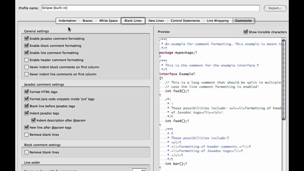 Set up Eclipse 3.7 (Indigo) to change all TABs to Spaces - YouTube