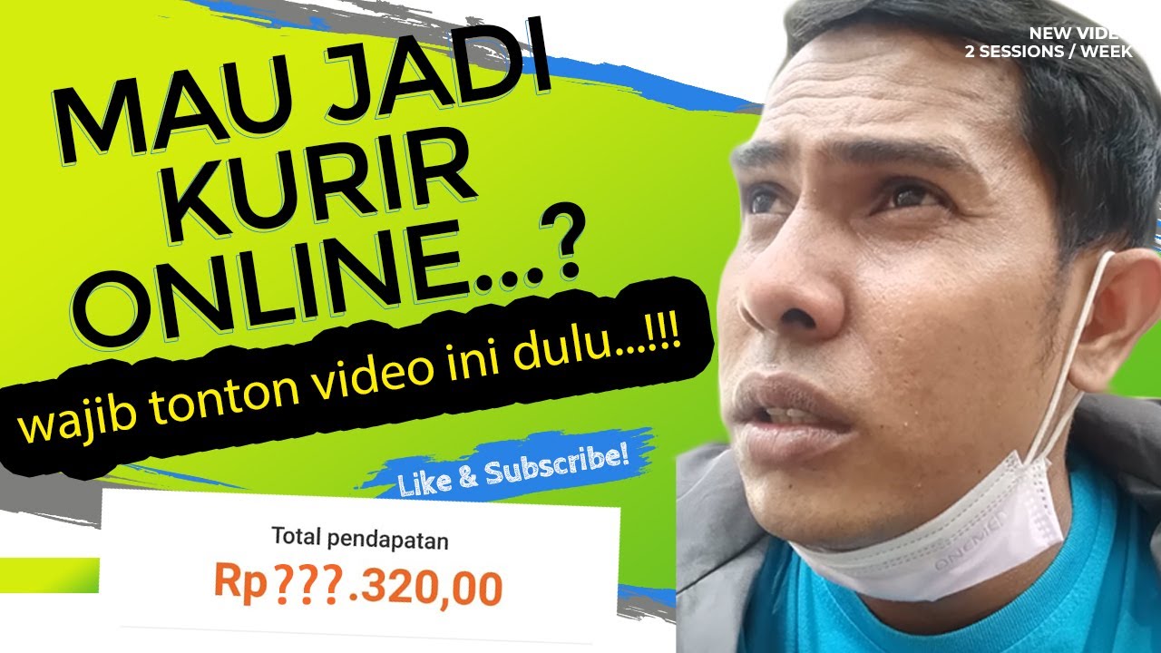 VLOG 1 HARI JADI KURIR, GA NYANGKA BISA DAPET SEGINI....!!!