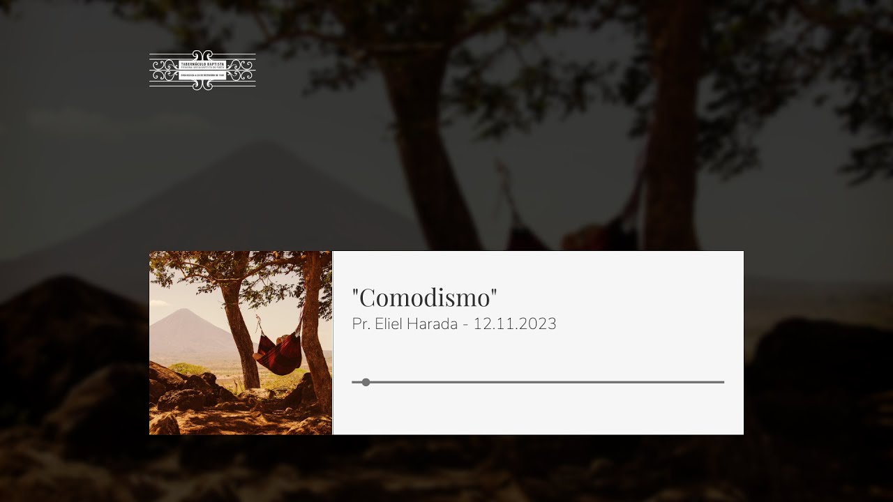 "Comodismo" - Pr. Eliel Harada || PIBPORTO - 12.11.2023