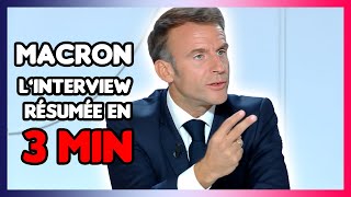 Ce qu'il fallait retenir de l'interview d'Emmanuel Macron (PARODIE)