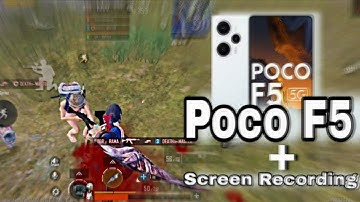 Poco F5 Gameplay with screen recording | Indorex Gaming