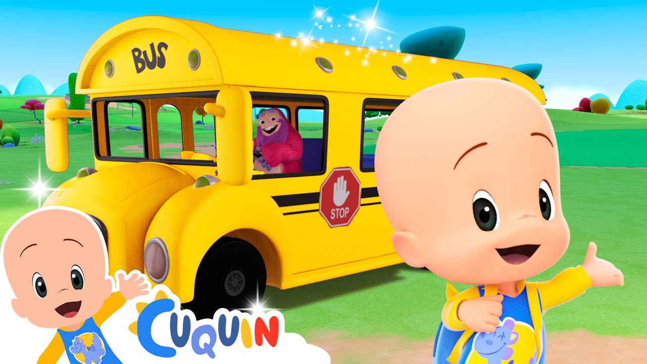 Las ruedas del autobús 🚍 ¡Cantemos juntos! 🚍 Canciones infantiles para bebés con Cleo y Cuquín