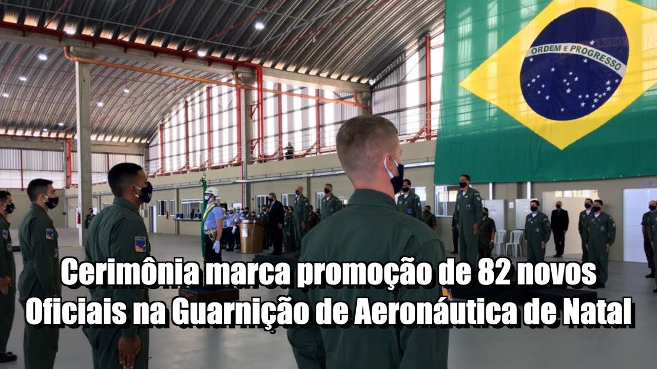 Interceptação marca promoção de Oficiais na Guarnição de Aeronáutica de  Natal (RN) - YouTube