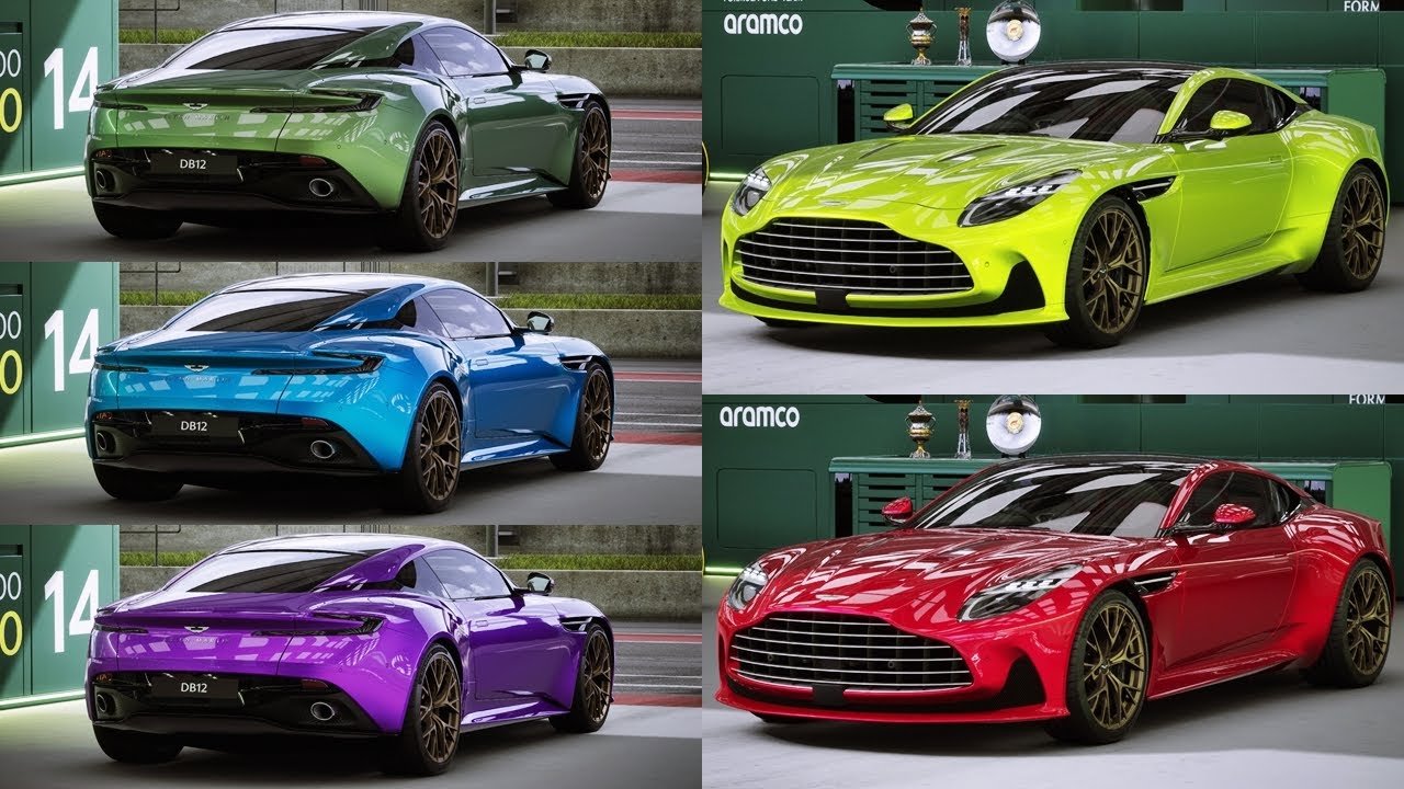 ⁣New 2024 Aston Martin DB12 - All Colors, Interior and Wheel - Detailed Comparison, What's Your 