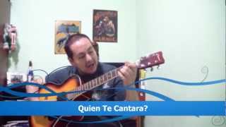 Video thumbnail of "quien te cantara (cover)"