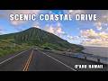 Scenic Coastal Drive Across Oahu | HI-72 & Koko Crater to Keawaʻula Beach | Relaxing Hawaii Drive 4K