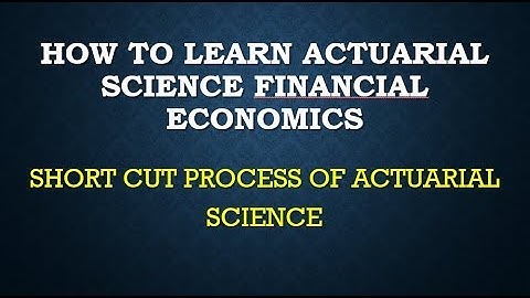 CT8 actuarial science financial economics abritrage free market binomial tree model